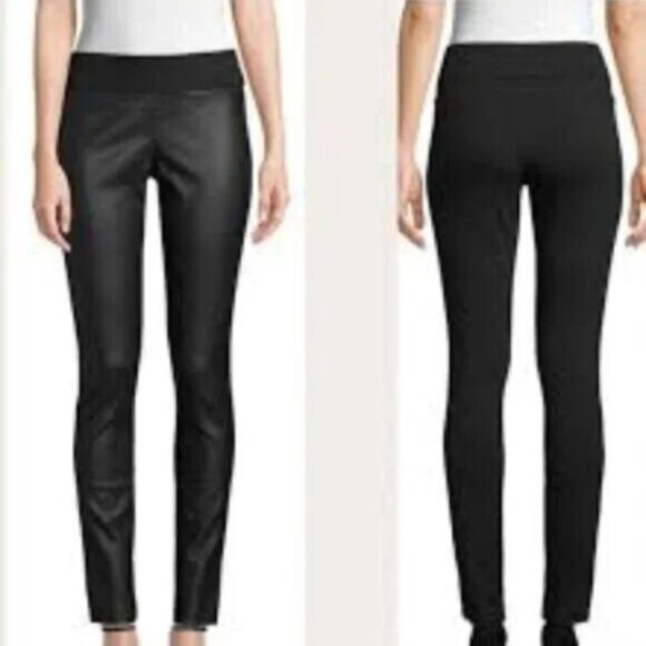 Club Monaco Pants - Club Monaco Faux Leather Ponte Pants